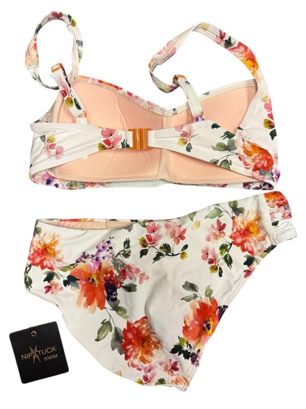 Nip Tuck Floral Bikini Set-Multu Floral Top & Bottom NWT Size 6 - Picture 7 of 7